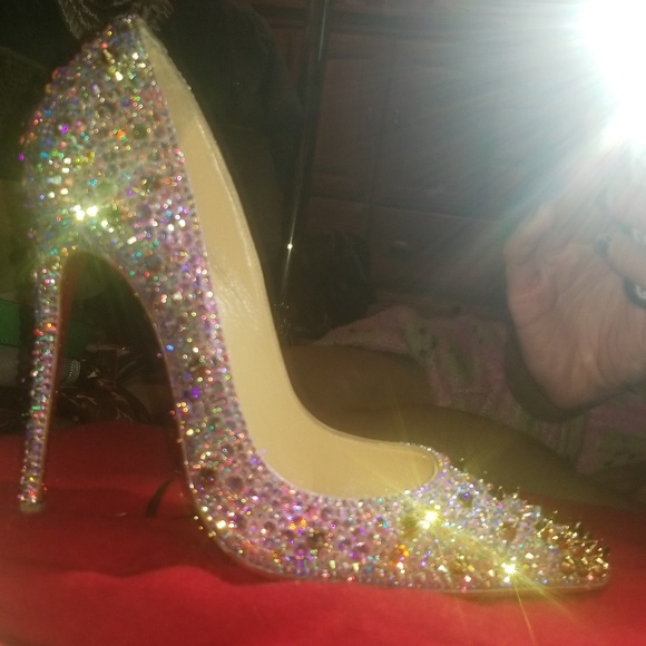 Christian Louboutin Shoes - Christian louboutin dregaspike Swarovski heels